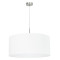 EGLO PASTERI matt nikkel-fehér függesztett lámpa (EG-31575) E27 1 izzós IP20