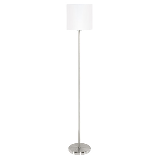 EGLO PASTERI matt nikkel-fehér állólámpa (EG-95164) E27 1 izzós IP20
