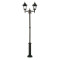 Elstead CHAPEL fekete kültéri állólámpa (ELS-CP8-BLACK) E27 2 izzós IP44