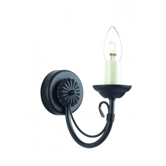 Elstead CHARTWELL fekete falikar (ELS-CH1-BLACK) E14 1 izzós IP20