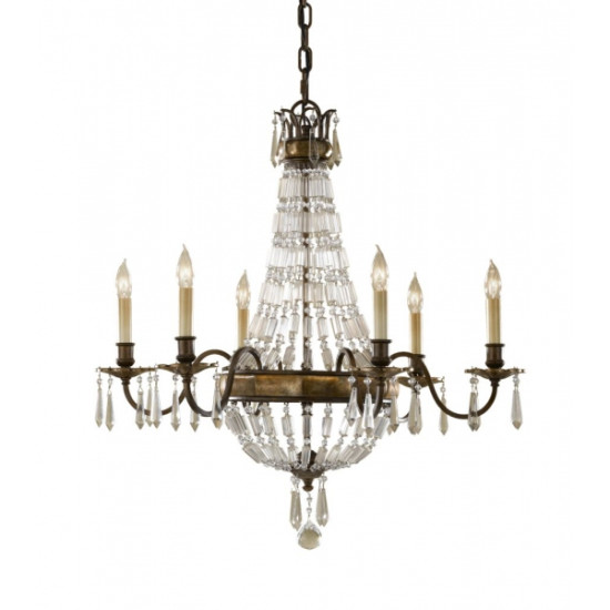 Elstead BELLINI bronz csillár (ELS-FE-BELLINI6) E14 6 izzós IP20