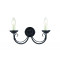 Elstead CHARTWELL fekete falikar (ELS-CH2-BLACK) E14 2 izzós IP20