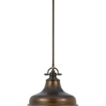 Elstead EMERY bronz függesztett lámpa (ELS-QZ-EMERY-P-M-PN) E27 1 izzós IP20