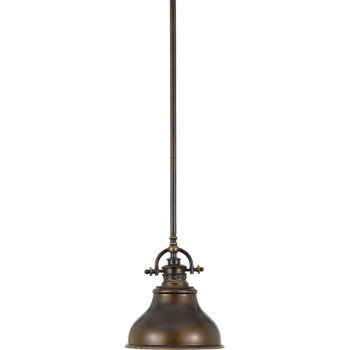 Elstead EMERY bronz függesztett lámpa (ELS-QZ-EMERY-P-S-PN) E27 1 izzós IP20