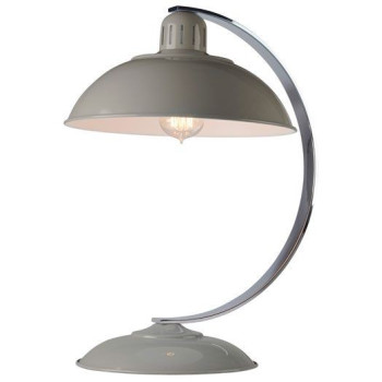 Elstead FRANKLIN szürke  asztali lámpa (ELS-FRANKLIN-GREY) E27 1 izzós IP20