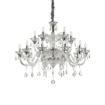 Ideal Lux COLOSSAL SP15 TRASPARENTE átlátszó csillár (IDE-114170) E14 15 izzós IP20