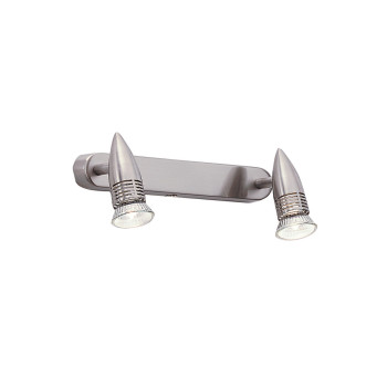 Ideal Lux ALFA AP2 NICKEL szürke fali spotlámpa (IDE-009483) GU10 2 izzós IP20