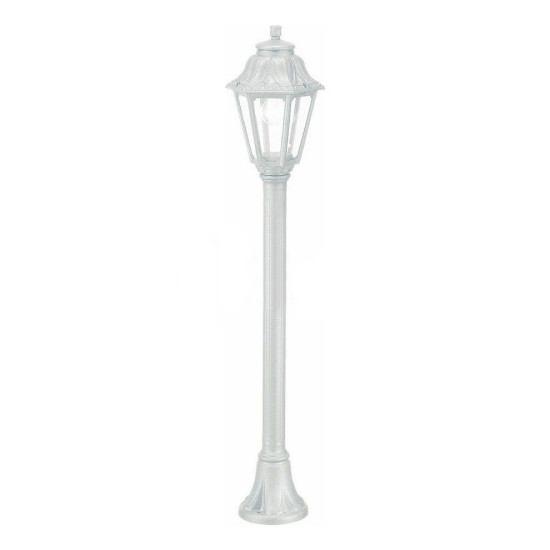 Ideal Lux ANNA PT1 SMALL BIANCO fehér-átlátszó kültéri állólámpa (IDE-120454) E27 1 izzós IP55