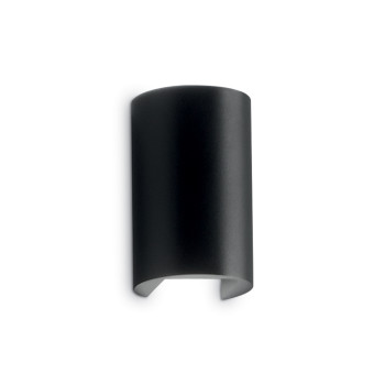 Ideal Lux APOLLO AP2 ROUND NERO fekete kültéri fali lámpa (IDE-137391) LED 2 izzós IP44