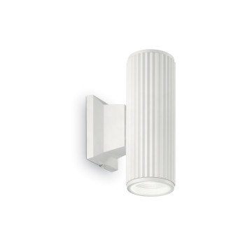 Ideal Lux BASE AP2 BIANCO fehér kültéri fali lámpa (IDE-129457) GU10 2 izzós IP44