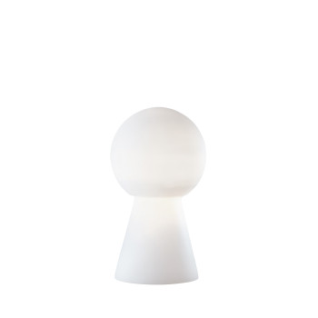 Ideal Lux BIRILLO TL1 MEDIUM BIANCO szürke-fehér asztali lámpa (IDE-000251) E27  1 izzós IP20