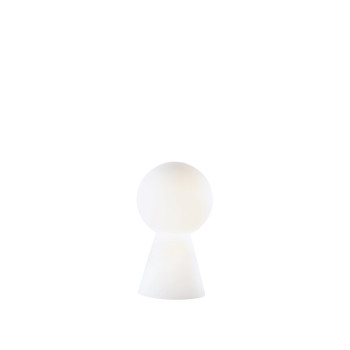 Ideal Lux BIRILLO TL1 SMALL BIANCO szürke-fehér asztali lámpa (IDE-000268) E27  1 izzós IP20