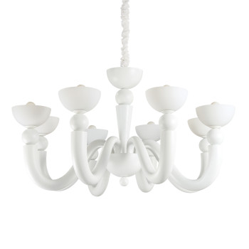 Ideal Lux BON BON SP8 BIANCO fehér csillár (IDE-094007) E14 8 izzós IP20