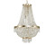 Ideal Lux CAESAR SP9 ORO arany kristály függesztett lámpa (IDE-114736) G9 9 izzós IP20