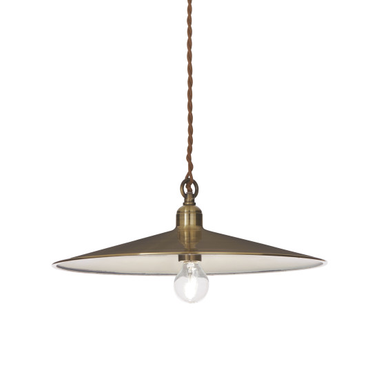 Ideal Lux CANTINA SP1 BIG BRUNITO barna függesztett lámpa (IDE-112701) E14 1 izzós IP20