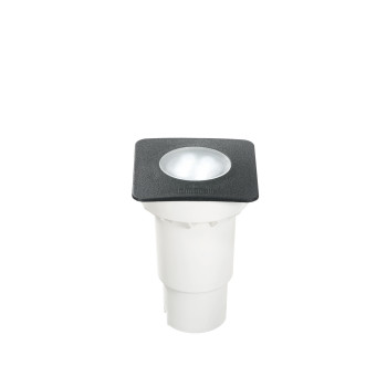 Ideal Lux CECI SQUARE FI1 SMALL fekete LED kültéri talajba építhető lámpa (IDE-120317) LED 1 izzós IP67