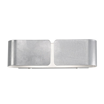 Ideal Lux CLIP AP2 SMALL ARGENTO ezüst fali lámpa (IDE-088273) E27 2 izzós IP20