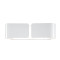 Ideal Lux CLIP AP2 SMALL BIANCO fehér fali lámpa (IDE-014166) E27  2 izzós IP20