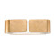 Ideal Lux CLIP AP2 SMALL ORO arany fali lámpa (IDE-088266) E27 2 izzós IP20