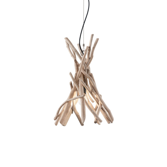 Ideal Lux DRIFTWOOD SP1 szürke függesztett lámpa (IDE-129600) E27 1 izzós IP20