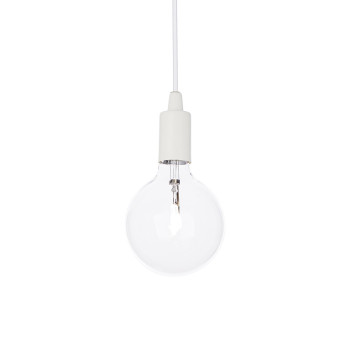 Ideal Lux EDISON SP1 BIANCO fehér függesztett lámpa (IDE-113302) E27 1 izzós IP20