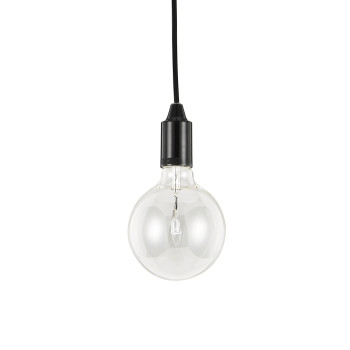 Ideal Lux EDISON SP1 NERO fekete függesztett lámpa (IDE-113319) E27 1 izzós IP20