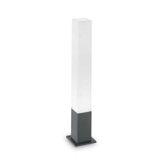 Ideal Lux EDO OUTDOOR PT1 SQUARE ANTRACITE antracit-fehér kültéri állólámpa (IDE-135762) GX53 1 izzós IP44