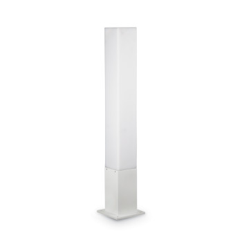 Ideal Lux EDO OUTDOOR PT1 SQUARE BIANCO fehér kültéri állólámpa (IDE-142999) GX53 1 izzós IP44