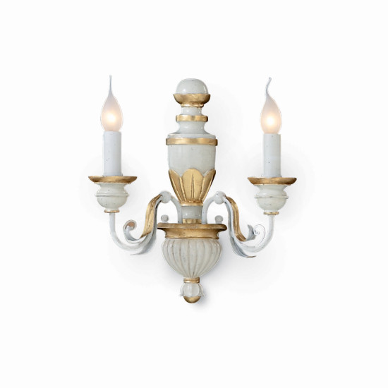 Ideal Lux FIRENZE AP2 arany falikar (IDE-012902) E14  2 izzós IP20