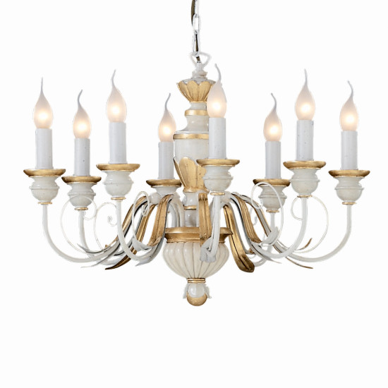Ideal Lux FIRENZE SP8 arany antikolt csillár (IDE-012872) E14  5 izzós IP20