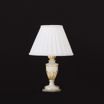 Ideal Lux FIRENZE TL1 SMALL arany-fehér asztali lámpa (IDE-012889) E27  1 izzós IP20