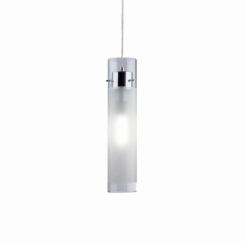 Ideal Lux FLAM SP1 BIG króm függesztett lámpa (IDE-027364) E27  1 izzós IP20