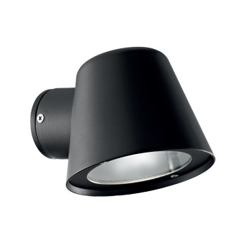 Ideal Lux GAS AP1 NERO fekete kültéri fali lámpa (IDE-020228) GU10 1 izzós IP43