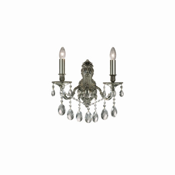 Ideal Lux GIOCONDA AP2 ARGENTO arany falikar (IDE-044910) E14  2 izzós IP20