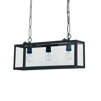 Ideal Lux IGOR SP3 fekete függesztett lámpa (IDE-092881) E27 1 izzós IP20