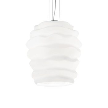 Ideal Lux KARMA SP1 BIG króm függesztett lámpa (IDE-132365) E27 1 izzós IP20