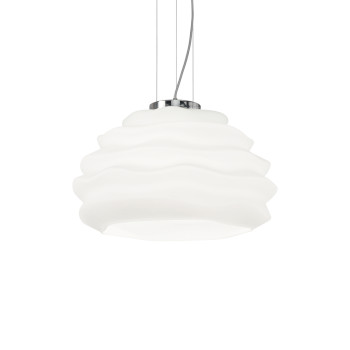 Ideal Lux KARMA SP1 SMALL króm függesztett lámpa (IDE-132389) E27 1 izzós IP20