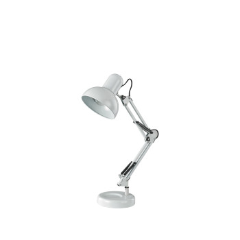 Ideal Lux KELLY TL1 BIANCO ezüst asztali lámpa (IDE-108117) E27 1 izzós IP20