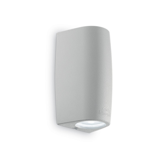 Ideal Lux KEOPE AP2 SMALL GRIGIO szürke kültéri fali lámpa (IDE-147796) GU10 2 izzós IP55