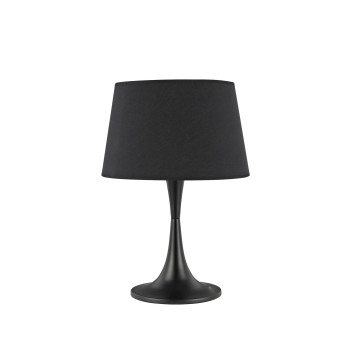 Ideal Lux LONDON TL1 BIG NERO fekete asztali lámpa (IDE-110455) E27 1 izzós IP20