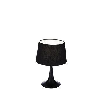 Ideal Lux LONDON TL1 SMALL NERO fekete asztali lámpa (IDE-110554) E27 1 izzós IP20