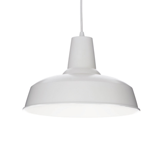 Ideal Lux MOBY SP1 BIANCO fehér függesztett lámpa (IDE-102047) E27 1 izzós IP20