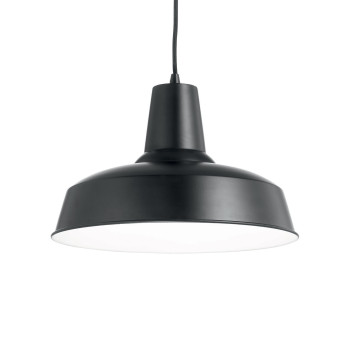 Ideal Lux MOBY SP1 NERO fekete függesztett lámpa (IDE-093659) E27 1 izzós IP20