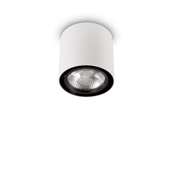 Ideal Lux MOOD PL1 BIG ROUND BIANCO fehér mennyezeti lámpa (IDE-140872) GU10 1 izzós IP20