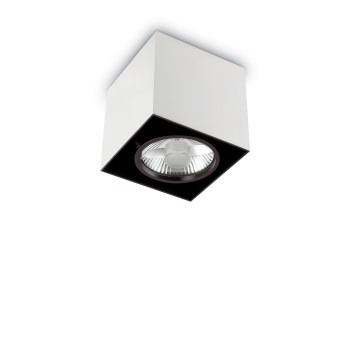 Ideal Lux MOOD PL1 BIG SQUARE BIANCO fehér mennyezeti lámpa (IDE-140933) GU10 1 izzós IP20