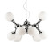 Ideal Lux NODI SP9 BIANCO króm függesztett lámpa (IDE-082059) E14  9 izzós IP20