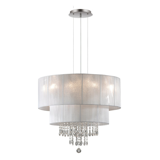 Ideal Lux OPERA SP6 fehér függesztett lámpa (IDE-068299) E27  6 izzós IP20