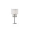 Ideal Lux OPERA TL1 fehér-króm asztali lámpa (IDE-068305) E27  1 izzós IP20