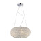 Ideal Lux PASHA' SP6 CROMO króm kristály függesztett lámpa (IDE-082158) E14  6 izzós IP20