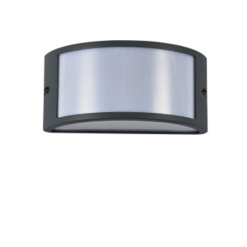 Ideal Lux REX-1 AP1 ANTRACITE szürke-fehér kültéri fali lámpa (IDE-092409) E27 1 izzós IP44
